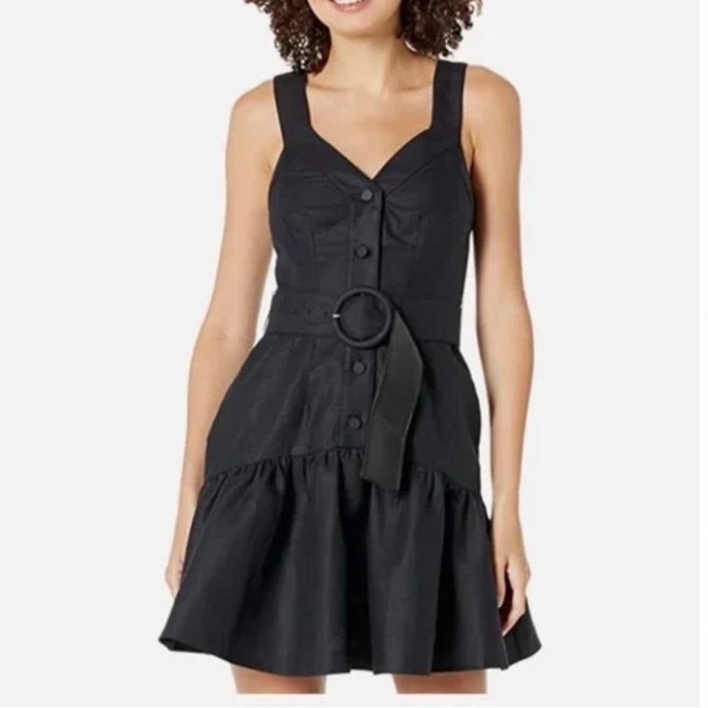 Ted baker black mini dress